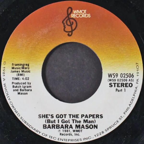 She's Got The Papers (But I Got The Man)