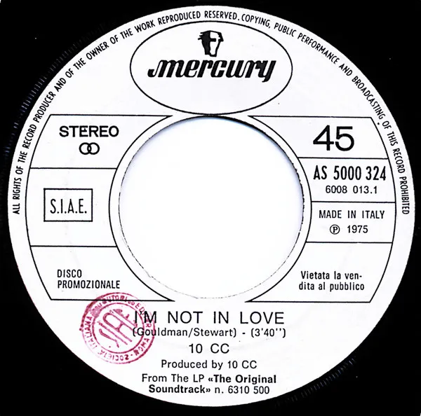 I'm Not In Love / Casanova Brown