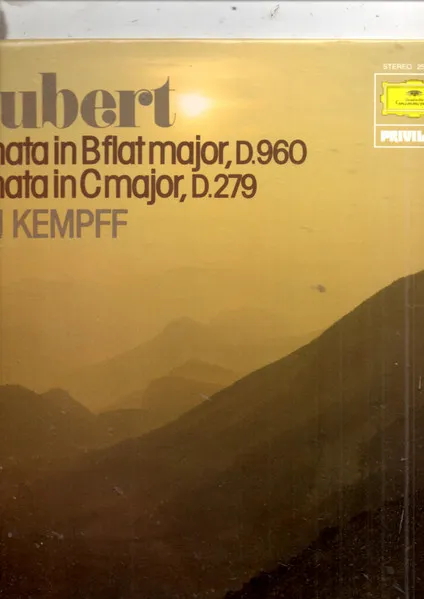 Schubert, Klaviersonate B-dur D. 960, Klaviersonate C-dur D. 279