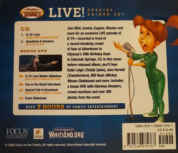 Adventures In Odyssey - Live!