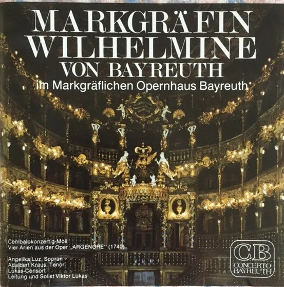 Markgräfin Wilhelmine Von Bayreuth (Im Markgräflichen Opernhaus Bayreuth)