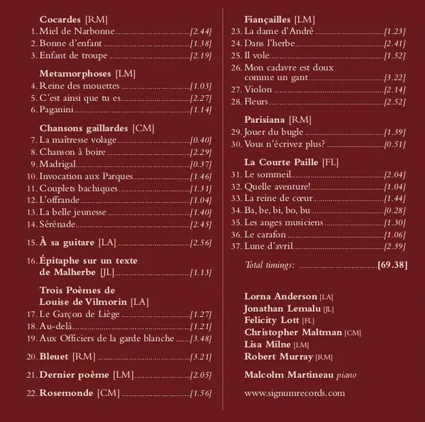 Complete Songs Vol.1