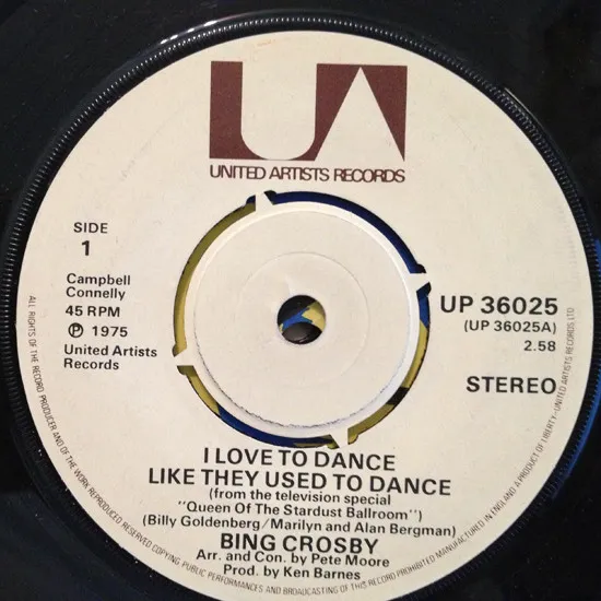 I Love To Dance Like They Used To Dance