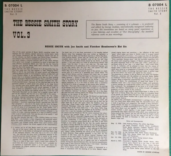 The Bessie Smith Story - Vol. 3