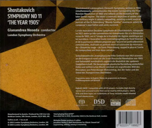 Symphony No 11 'The Year 1905'