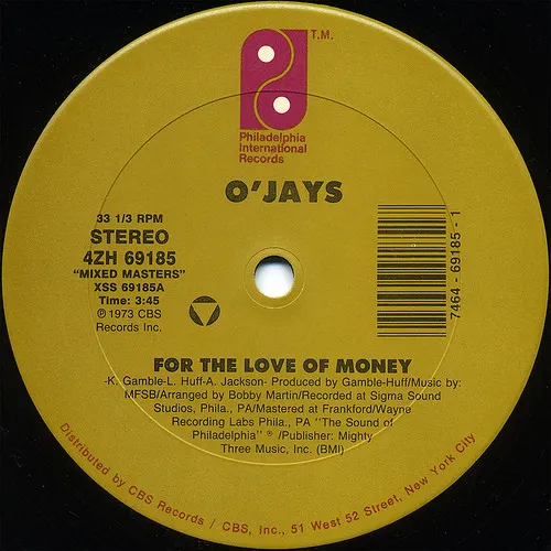 For The Love Of Money / Back Stabbers