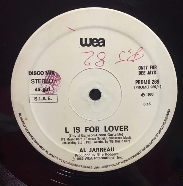 L Is For Lover / What's The Colour Of Money ?