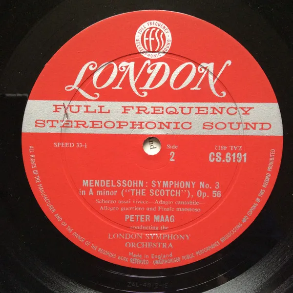 "Scotch" Symphony / The Hebrides Overture