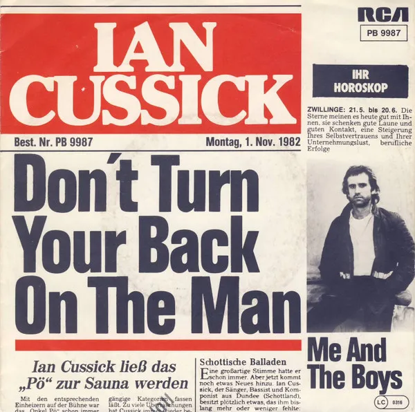 Don't Turn Your Back On The Man