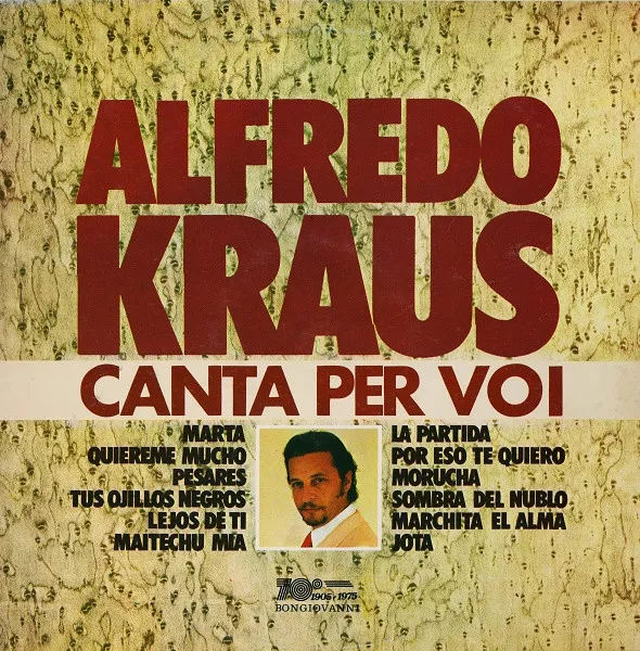 Alfredo Kraus Canta Per Voi