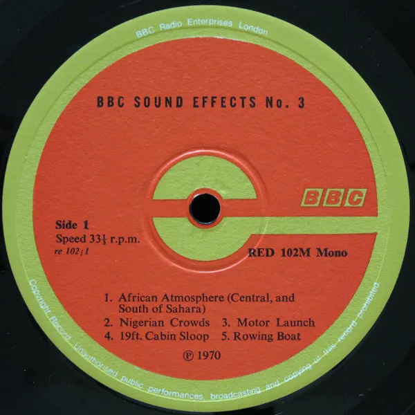 BBC Sound Effects No. 3