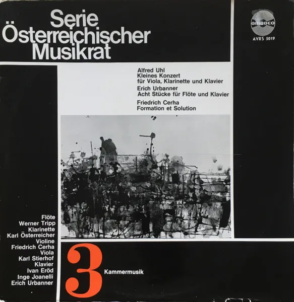 Kammermusik - Kleines Konzert Für Viola, Klarinette Und Klavier / Acht Stücke Für Flöte Und Klavier / Formation Et Solution