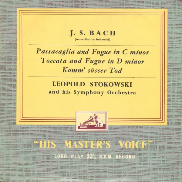Passacaglia And Fugue In C Minor / Toccata And Fugue In D Minor / Komm', Süsser Tod
