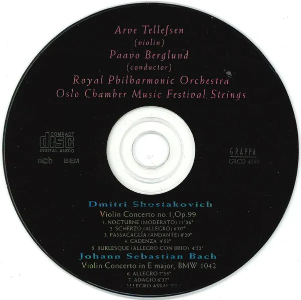 Violin Concerto No. 1, Op. 99 / Violin Concerto In E Major