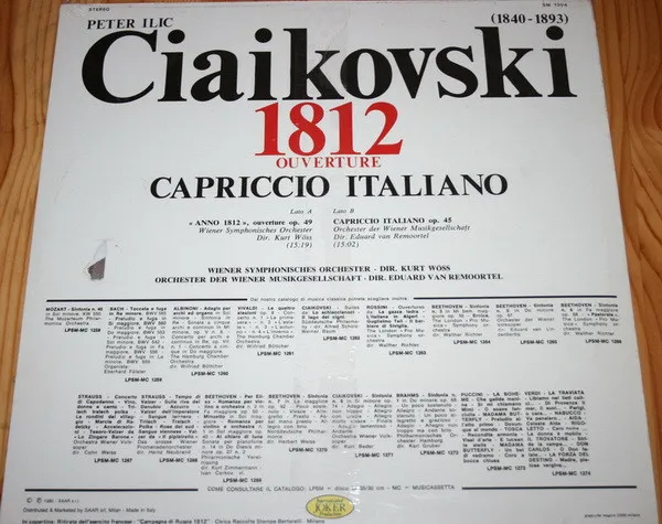 1812 Ouverture / Capriccio Italiano