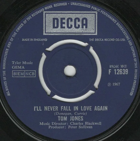 I'll Never Fall In Love Again