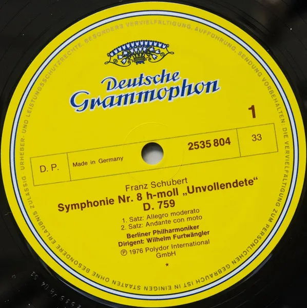 Symphonie Nr. 8 ›Unvollendete‹ · Ouvertüre Zu Rosamunde / Ouvertüre Zu ›Alceste‹