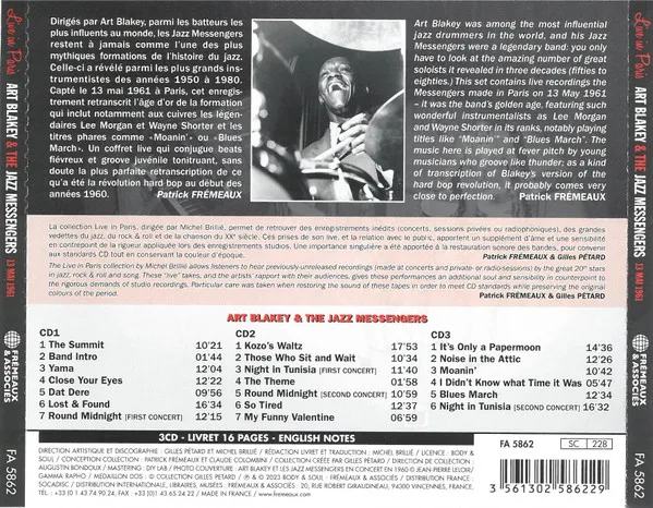 Live In Paris 13 Mai 1961