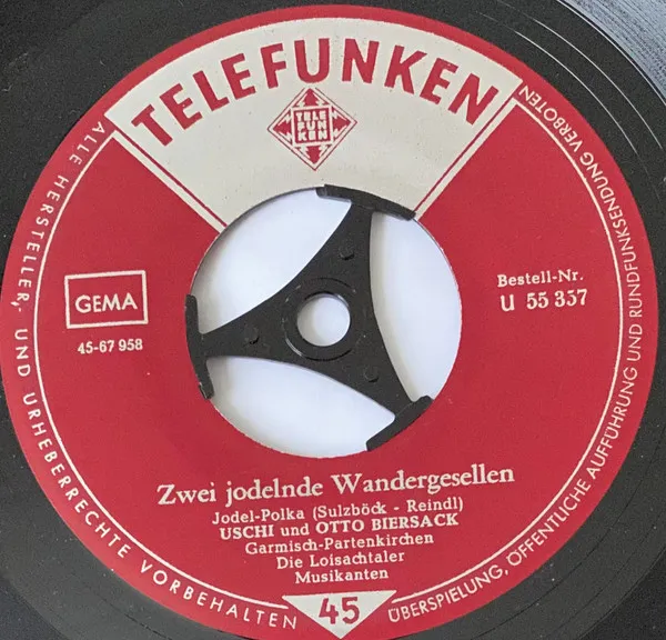 Zwei Jodelnde Wandergesellen