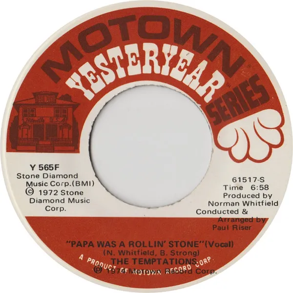 Papa Was A Rollin' Stone (Vocal) / Plastic Man