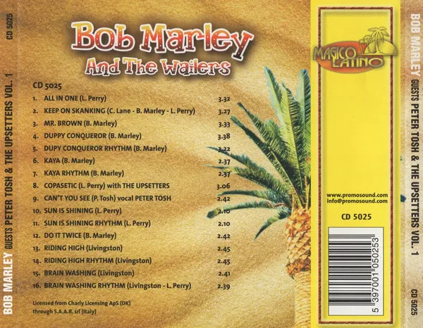 Guests Peter Tosh & The Upsetters Vol. 1