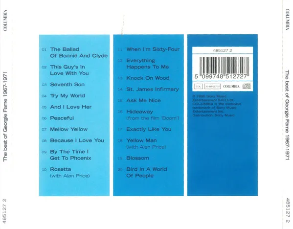 The Best Of Georgie Fame 1967-1971