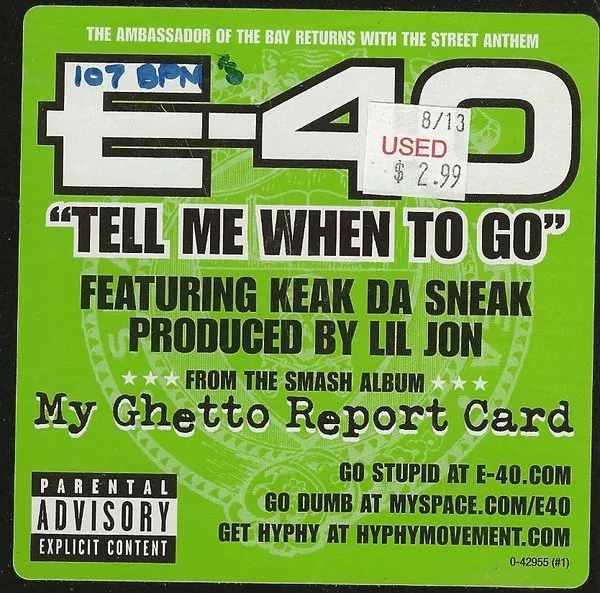 Tell Me When To Go