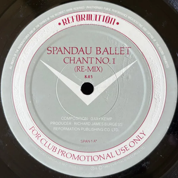 Chant No. 1 (Re-Mix) / Paint Me Down (Re-Mix)