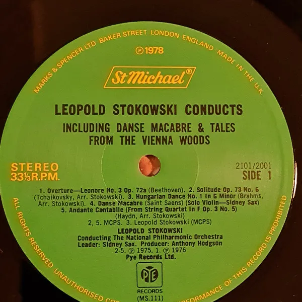 Leopold Stokowski Conducts The National Philharmonic Orchestra