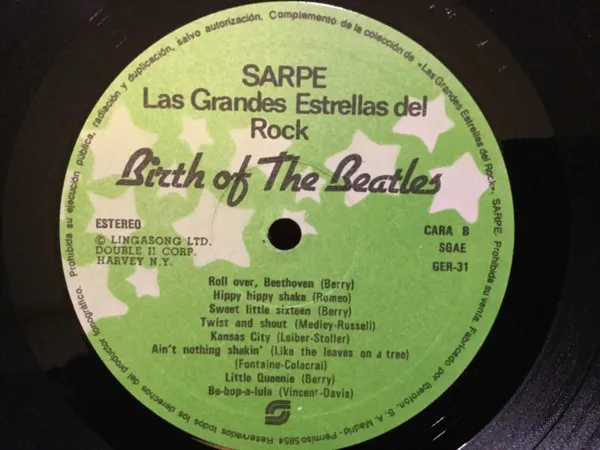Las Grandes Estrellas Del Rock. Birth Of The Beatles