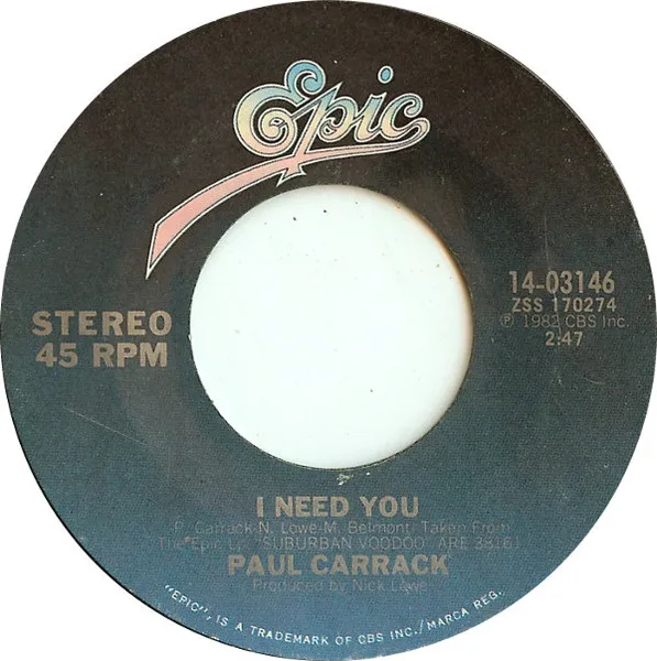 I Need You / Call Me Tonight