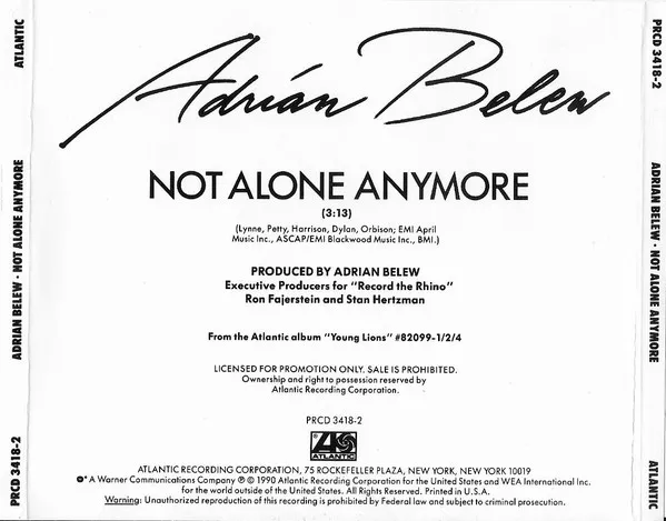 Not Alone Anymore