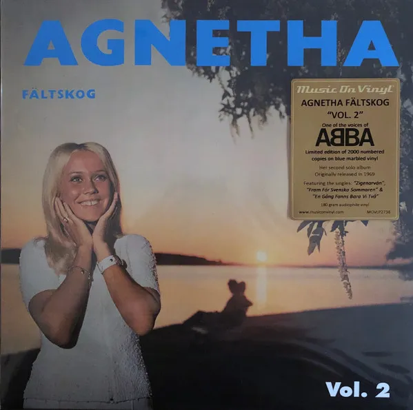 Agnetha Fältskog Vol. 2 (180g) (Limited Numbered Edition) (Blue Marbled Vinyl)