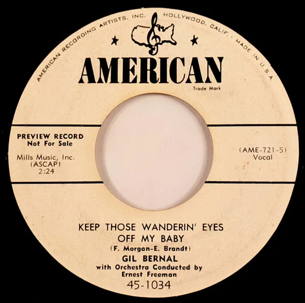 Keep Those Wanderin' Eyes Off My Baby / I'll Come Back To You