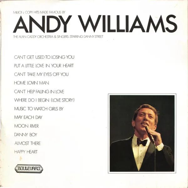 Million Copy Hits Made Famous By Andy Williams