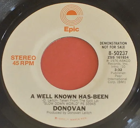 A Well Known Has-Been