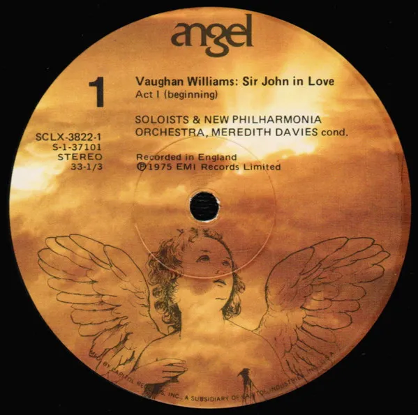 Sir John In Love [Premiere Recording]