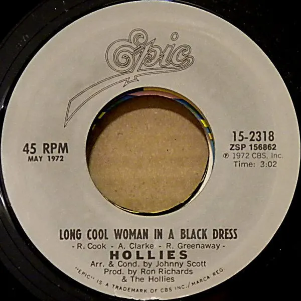 Long Cool Woman In A Black Dress / Long Dark Road