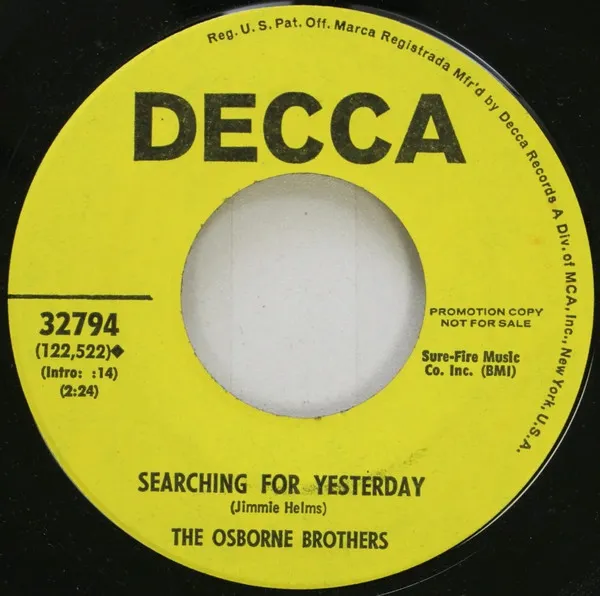 Georgia Pineywoods / Searching For Yesterday