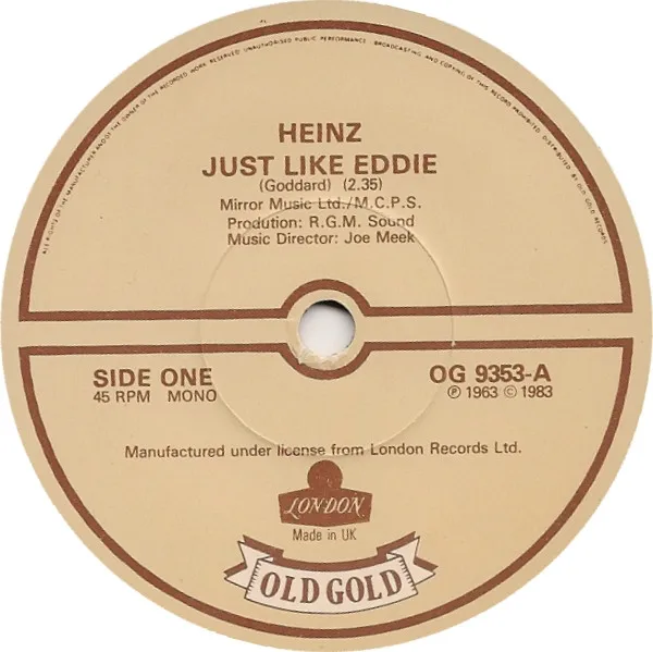 Just Like Eddie / Tell Me When