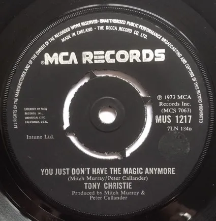 You Just Don't Have The Magic Anymore