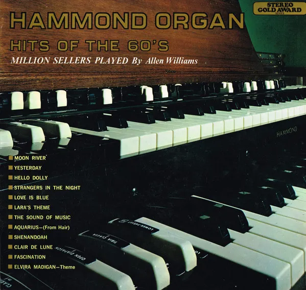 Hammond Organ Hits Of The 60's - Million Sellers Played By