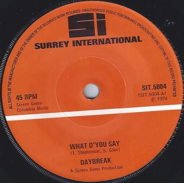 What D'You Say