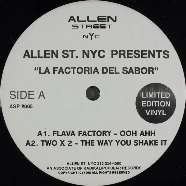 Allen St. NYC Presents "La Factoria Del Sabor"