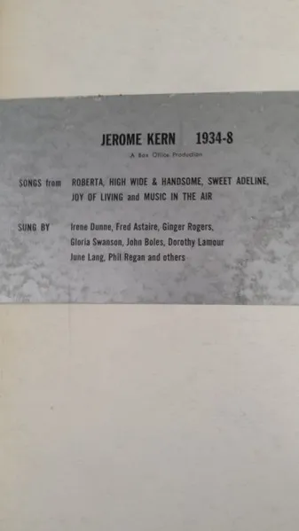 Jerome Kern 1934-8