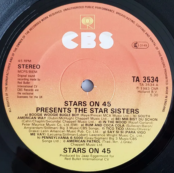 Stars On 45 Presents The Star Sisters
