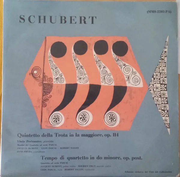 Quintetto Della Trota In La Maggiore, Op. 114 / Tempo Di Quartetto In Do Minore, Op. Post.