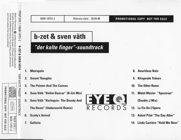 "Der Kalte Finger"-Soundtrack
