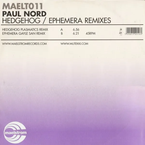 Hedgehog   / Ephemera  (Remixes)