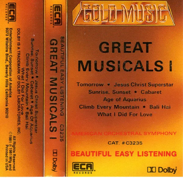 Great Musicals I
